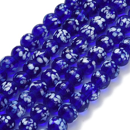 Handmade Lampwork Beads Strands LAMP-H071-01B-01-1