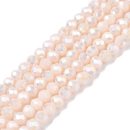 Electroplate Glass Beads Strands LS-EGLA-A044-P3mm-B05-1