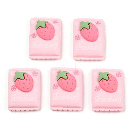 Opaque Resin Imitation Food Cabochons CRES-YWC0002-01A-1