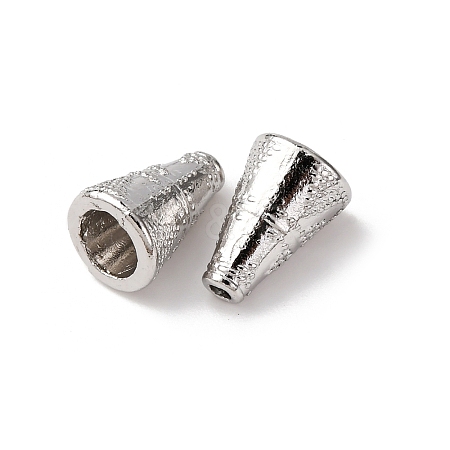 Tibetan Style Cone Alloy Bead Caps TIBE-Q044-13P-RS-1