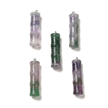 Natural Fluorite Pendants G-I340-A06-1