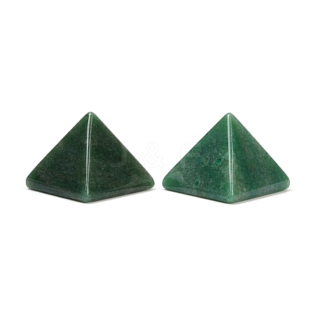 Natural Green Aventurine Orgonite Pyramid Display Decorations G-C186-07L-1