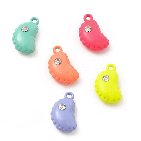 Spray Painted Alloy Pendants FIND-B016-04-1