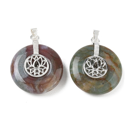 Natural Indian Agate Pendants GG-CBAF4FB-02S-B07-1
