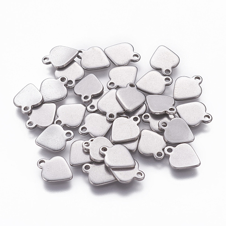 Tarnish Resistant 201 Stainless Steel Pendants STAS-L234-062P-1