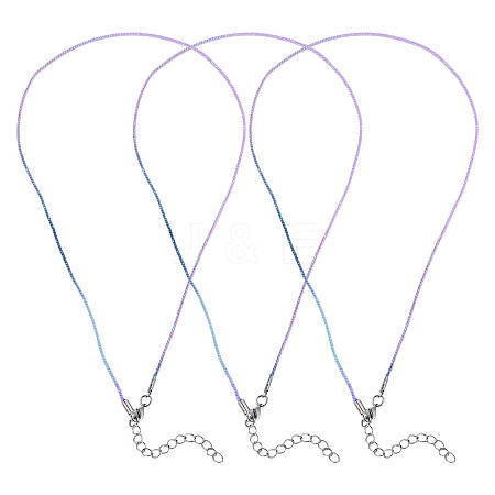10Pcs Cotton & Metallic Cord Necklace Making NJEW-TAC0056-1