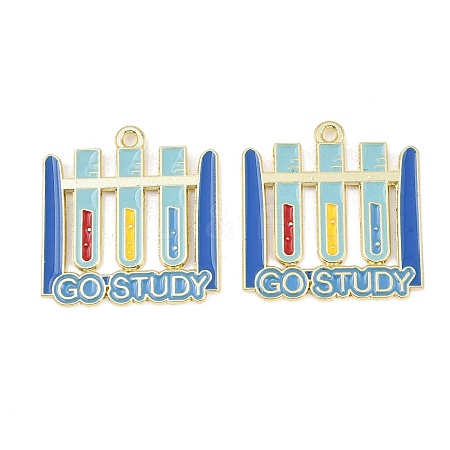 Alloy Enamel Pendants ENAM-L055-01F-02-1