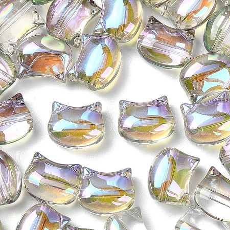 1 Strand Electroplate Glass Beads Strands EGLA-YW0005-32C-1