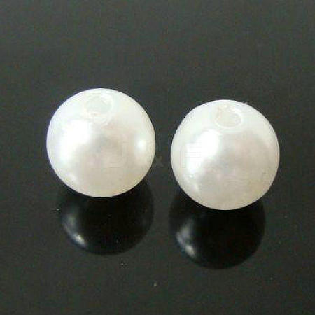 Imitation Pearl Acrylic Beads PL610-22-1