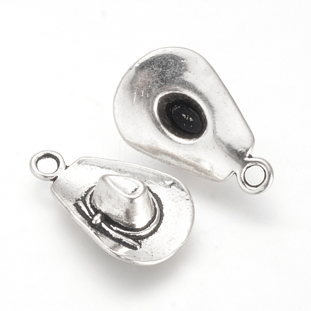 Tibetan Style Alloy Pendants TIBE-Q070-03AS-RS-1