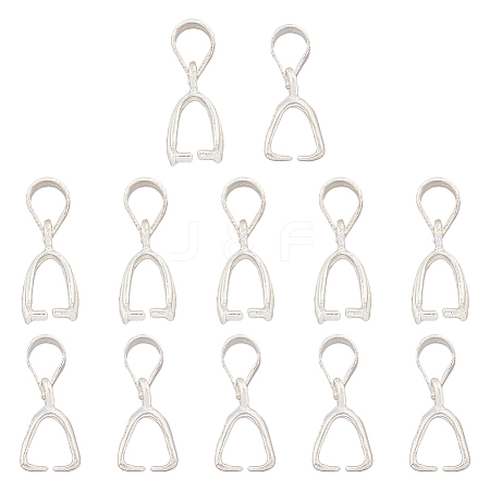 DICOSMETIC 12Pcs 2 Styles 925 Sterling Silver Pendants STER-DC0001-13-1