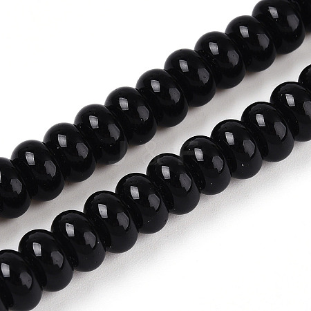 Opaque Spray Painted Glass Beads X-GLAA-ZX008-8mm-18F-1
