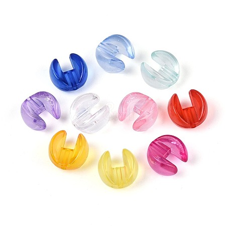 Transparent Acrylic Beads TACR-N020-04-1