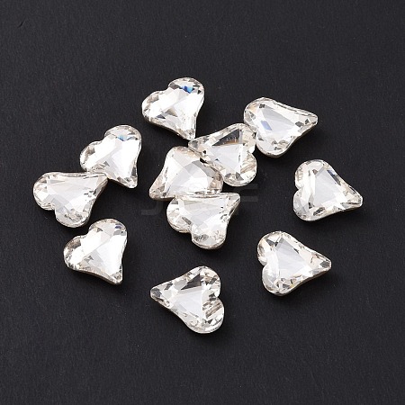 Glass Rhinestone Cabochons GGLA-P002-09A-09-1