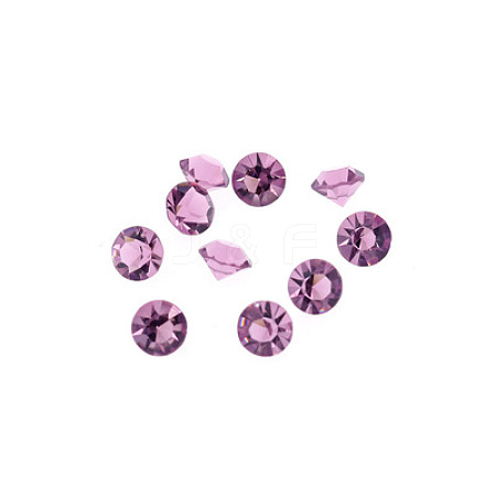 Glass Rhinestone Cabochons GLAA-TAC0005-5mm-06-1