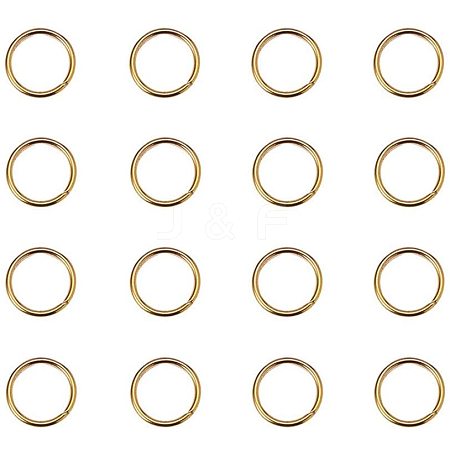 Brass Jump Rings KK-PH0006-10mm-G-1