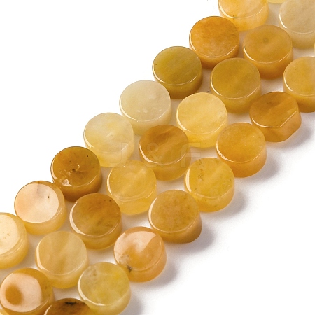 Natural Topaz Jade Beads Strands G-C159-B02-01-1