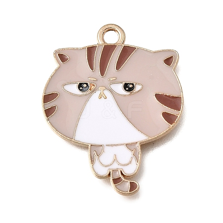 Alloy Enamel Pendants FIND-E047-02KCG-08-1