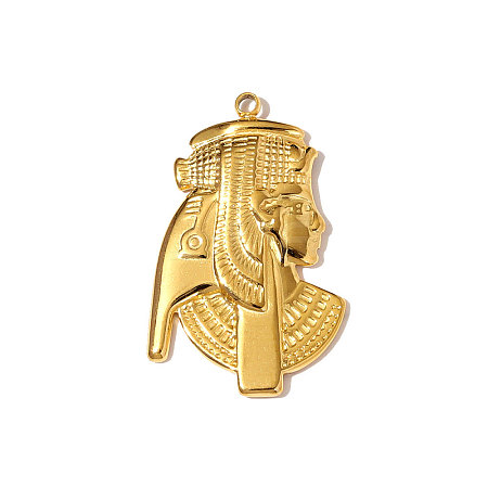 304 Stainless Steel Pendants STAS-OY008-37G-1