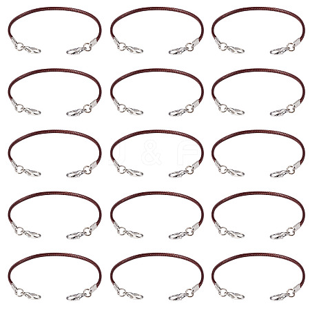 30Pcs Korean Waxed Polyester Cord Bracelet Making YC-TADJ0001-02E-1