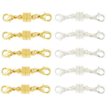 12Sets 2 Colors Brass Magnetic Clasps Converter KK-FS0001-95-1