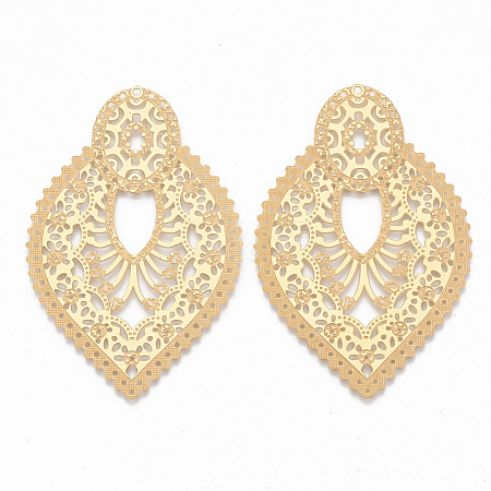 304 Stainless Steel Filigree Joiners STAS-S079-133-1