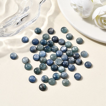 Natural Kyanite/Cyanite/Disthene Cabochons G-B146-03-8mm-1