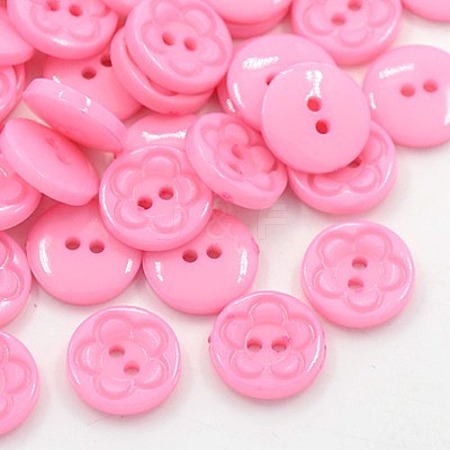 Acrylic Sewing Buttons for Clothes Design X-BUTT-E083-F-08-1