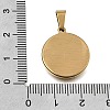304 Stainless Steel Pendants STAS-G400-03G-02-3