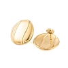 Ion Plating(IP) 304 Stainless Steel Stud Earrings for Women EJEW-P279-54G-2