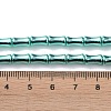 Electroplate Glass Beads Strands EGLA-Q128-13J-4