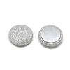 Pearly Lustre Cloth Fabric Covered Cabochons X-WOVE-S084-07E-1