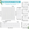 7Pcs 7 Styles Acrylic Bead Design Boards ODIS-BC0001-16-2