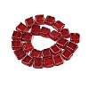 Handmade Gold Sand Lampwork Beads LAMP-N041-01H-2