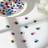 Half Round Plastic Doll Wiggle Eyes Cabochons DIY-LP0001-89C-1
