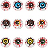 48Pcs 6 Colors Plastic Craft Eye DIY-GF0013-64-7