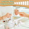 7Pcs 7 Sizes Acrylic Jewelry Finger Ring Displays Stands RDIS-WH0011-34B-6