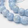 Natural & Dyed Malaysia Jade Bead Strands G-P234-01-6mm-3