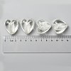 Handmade Silver Foil Glass Beads FOIL-R050-28x15mm-10-4