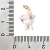 Printed Brass Pendants KK-CBA1A42-04G-01-3