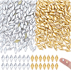 480Pcs 2 Colors Aluminum Hotfix Iron On Star Studs DIY-NB0015-87B-1