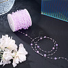 Acrylic Round Beaded Link Chains DIY-MB0007-001C-6