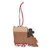 Christmas Car Handmade Polymer Clay Pendant Decorations HJEW-P017-03E-3