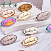 12Pcs 6 Colors Oval Handmade Alloy Decorative Buckles PURS-GF0001-10-7