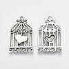 Tibetan Style Alloy Pendants TIBEP-S317-36AS-RS-2