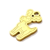 Christmas Theme 201 Stainless Steel Charms STAS-Q015-13G-05-2