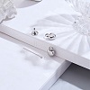 2Pcs Heart Stainless Steel Urn Ashes Pendants STAS-CN0001-72-4