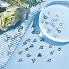 DICOSMETIC 120Pcs 4 Colors Brass Spring Ring Clasps FIND-DC0001-94-3