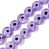 Handmade Evil Eye Lampwork Beads Strands LAMP-G164-10B-02-1