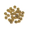 Tibetan Style Alloy Flower Beads TIBEB-O004-79AG-3